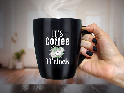Coffee Mug black coffee coffee cup coffee mug cup graphic design long sleeve mug mug design mug designer photoshop print tee tee designer typography vector
