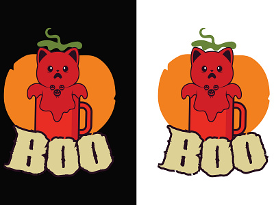 Halloween T-shirt Design autumn boo graphic tee halloween halloween t shirt halloween t shirt design illustration pumpkin tee design typography