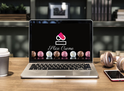 Ice Cream Logo Branding brand designer branding ice cream illustrator logo logo designer logodesign logos