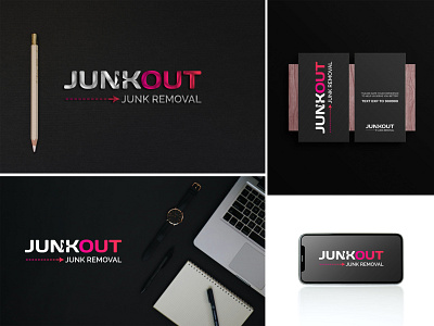 JunkOut Logo Branding brand designer branding favicon logo logo designer logodesign logos monogram watermark