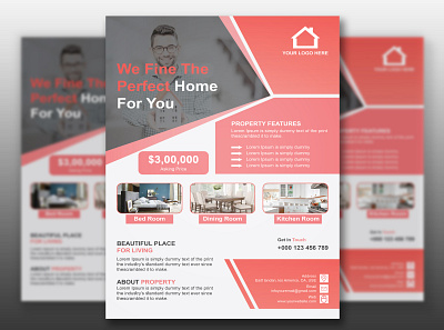 Creative Flyer Design branding branding design company profile design real estate flyer