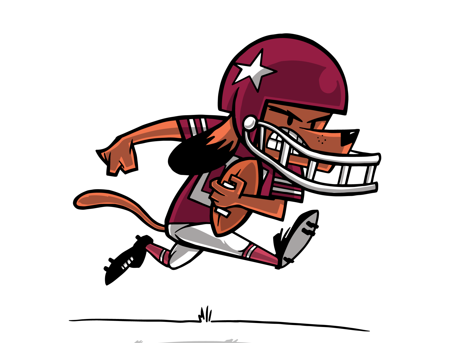 Football Dog by Moalosi Matlou on Dribbble