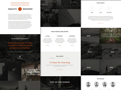 sample pages church concept full screen image nonprofit site ui web web design website