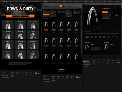 CST Tires responsive ui web web design website