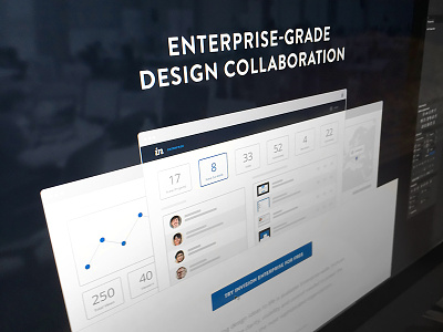 Enterprise Page invision ui web design website