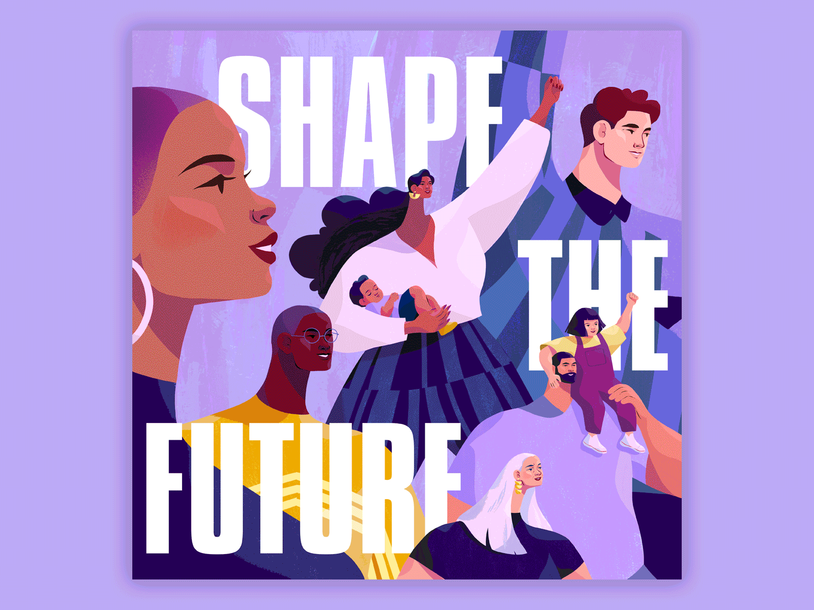 Shape the Future by submitting your art work! design illustration invision ui