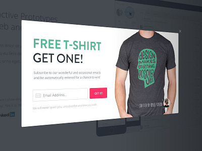 Free T-shirt Modal