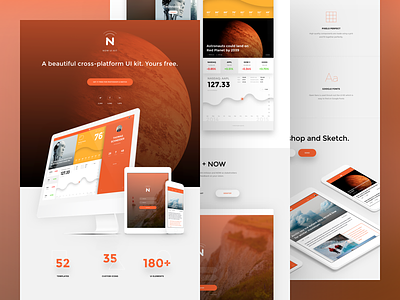 UI kit for Photoshop and Sketch