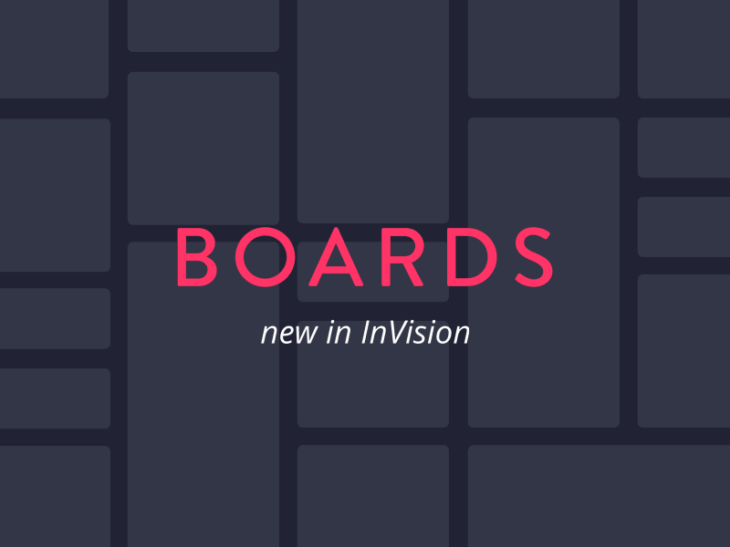 InVision Boards: Design collaboration reimagined boards collaboration gif grid invision moodboard presentation ui