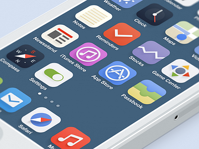 iOS 7 Redesign 7 icon ios redesign
