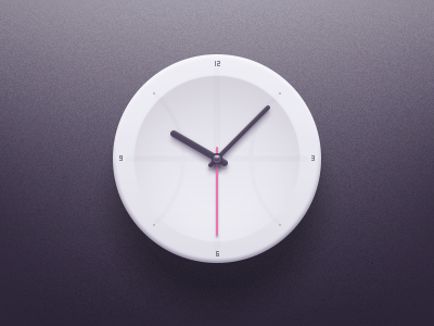 A dribbble clock clock dribbble