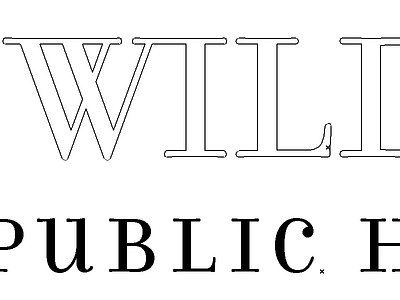 Wild Onion logo edit design illustrator ligature logo process restaurant type