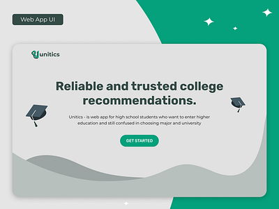 Unitics Web App app branding design ui ux