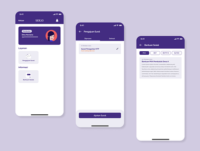 SIDEJO App for Residents app design ui ux