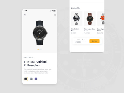 Online Watch Buying appdesign ecommerce online shoping uidesign uiux watch online