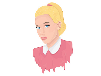 Character design - Betty abstract art adobe illustrator adobe illustrator art betty cooper character design characters colorful character digital art digital illustration digital portrait graphic art graphic portrait illustration illustratorannie riverdale