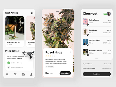 Cannabis delivery app - Vol. 1