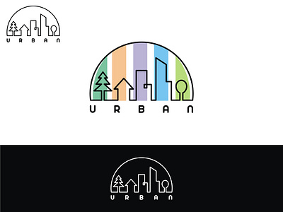 urban art design icon illustration logo minimal typography vector