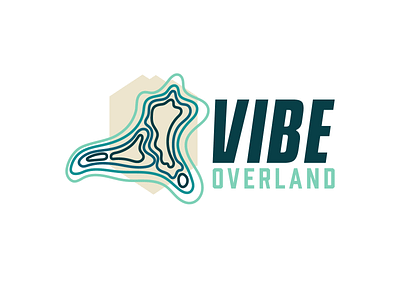 Vibe Overland - Secondary branding design graphic design illustration logo vector