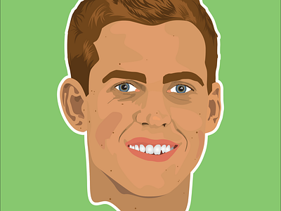 Vasek Pospisil graphic design illustration vector