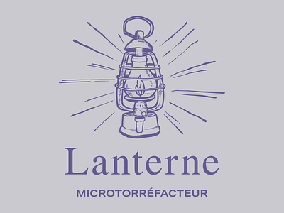 Café Lanterne graphic design illustration logo vector