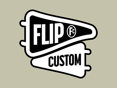 Flip Custom graphic design illustration logo vector