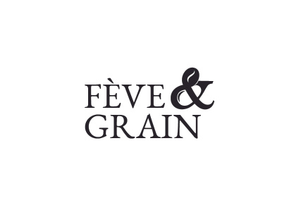 Fève & Grain branding logo