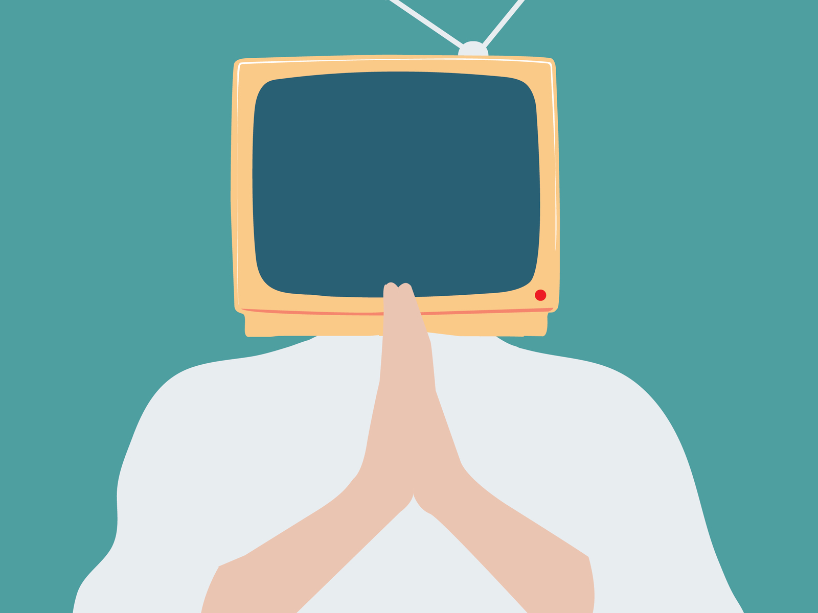 Tv day graphic illustration rethinkday television toomandesign tv vector