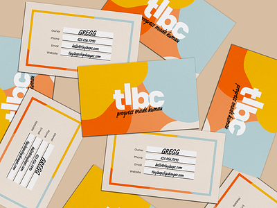 Tiny Leaps, Big Changes Business Cards branding bright business cards colorful colorful logo fun podcast podcast logo