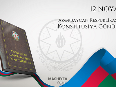 12 noyabr Konstitusiya Günü 12noyabr azerbaijan baku graphic design logo qrafikdizayner