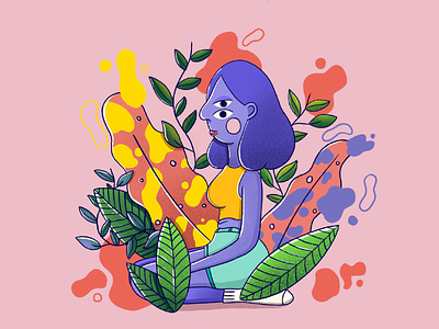 More plants character draw drawing illustration plant procreate