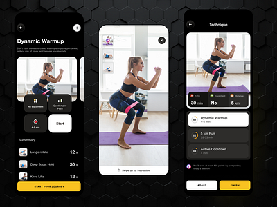 Fitness App - Training Tracker / Personal Training app fitness fitness app gym health mobile app sport training ui ux wellness workout workout app