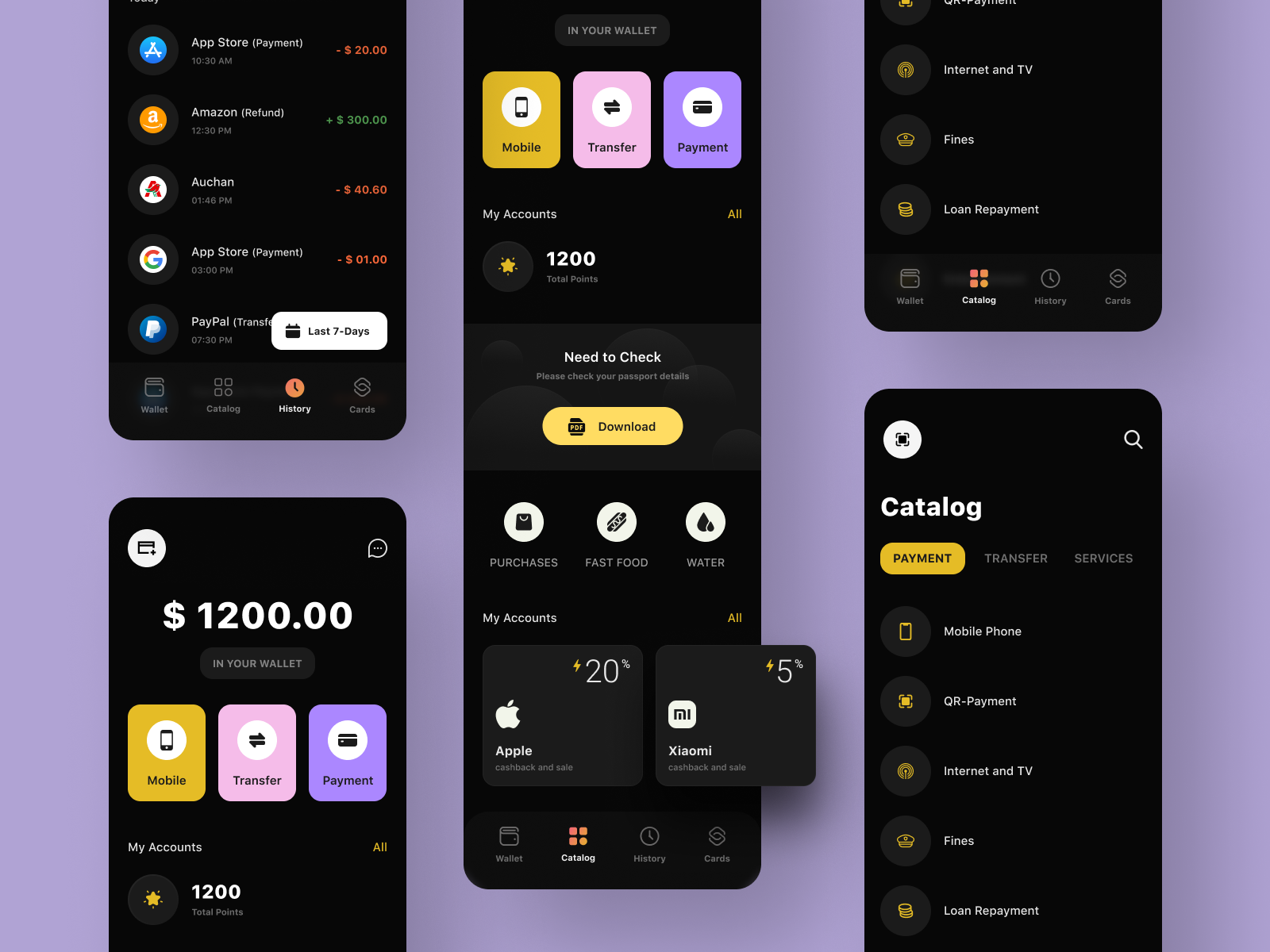 Finance app - Mobile App by Quadrato on Dribbble