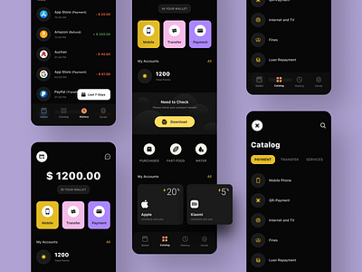 Finance app - Mobile App app app design bank banking banking app budget coin design finance finance app financial fintech mobile app mobile design money savings ui