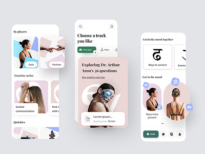 Mental Health App App for Sex Education by Quadrato on Dribbble