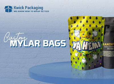 Custom Printed Mylar Bags Wholesale - Kwick Packaging mylar