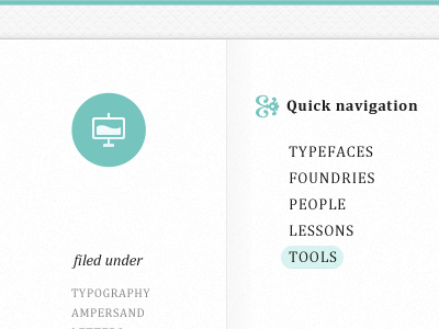 Type Theme clean menu meta minimalism type typography