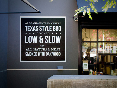 Horse Thief BBQ Signage (2 of 2) bbq restaurant signage typography