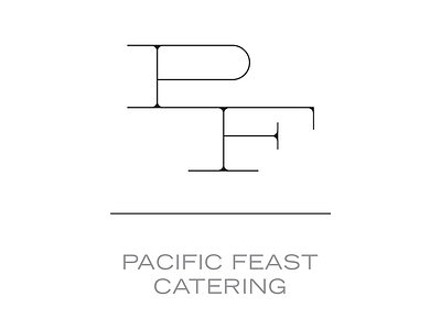 Logo Concept for Pacific Feast Catering