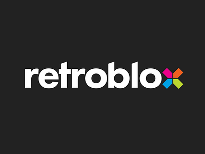 RetroBlox Logo art direction branding gaming logo retro
