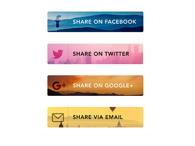 Daily UI Challenge: Day 10 - Social Share