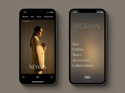 FSHN – Mobile App app clothes design fashion mobile shop store ui uiux ux