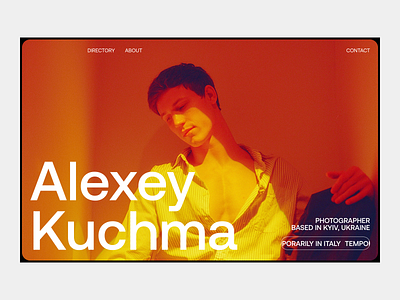 Alexey Kuchma – 001. Photographer from Kyiv branding design logo photo photographer ui uiux ukraine ux web