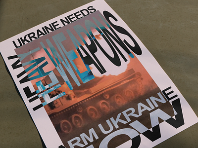 UKRAINE NEEDS HEAVY WEAPONS. ARM UKRAINE NOW branding design himars illustration mlrs poster russiaisaterroriststate ui ukraine vector war