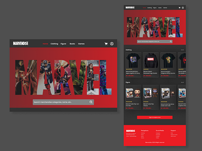 Marvendise E-commerce UI Design Explore