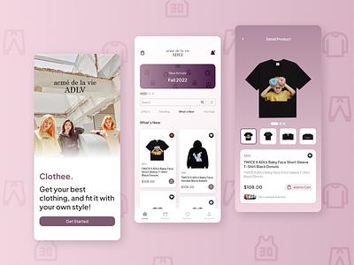 Clothee | E-commerce Explore Design