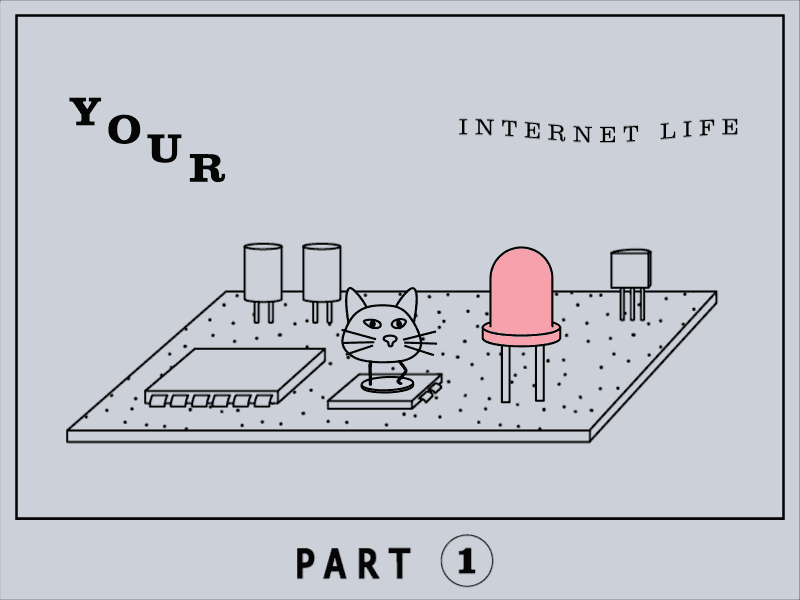 Your Internet Life - Part 1 gif after effects motion graphics loop animation