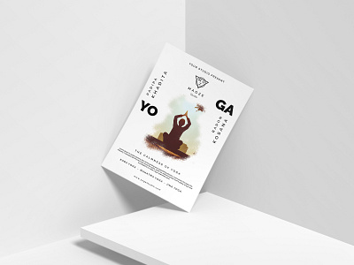 Yoga Moze Flayer A5 branding desaingrafis design flayer free templatedesign typography yoga yoga studio