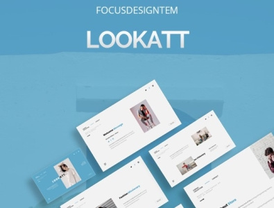 Lookatt Fashion Template branding desaingrafis desigin design flayer free illustration properties templatedesign typography vector