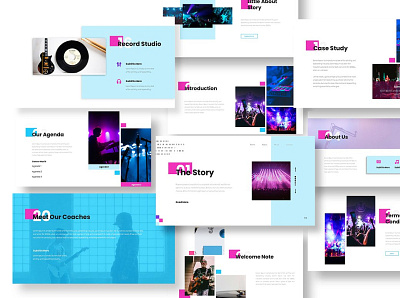 Music Template Powerpoint artist concert disc dj electric engineer event google slides house jockey keynote music powerpoint presentation sound trance youtuber